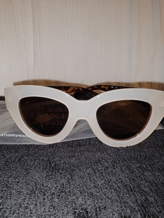 Ryan Simkhai Eyeshop Cream Sunglasses